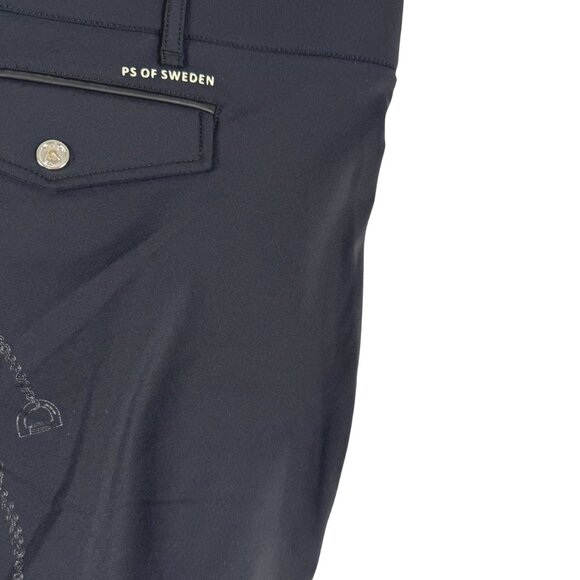 PS Of Sweden Curvy Jewel Breeches Riding Tights Size EU 50 Black NWT PT-2576 - Picture 8 of 14